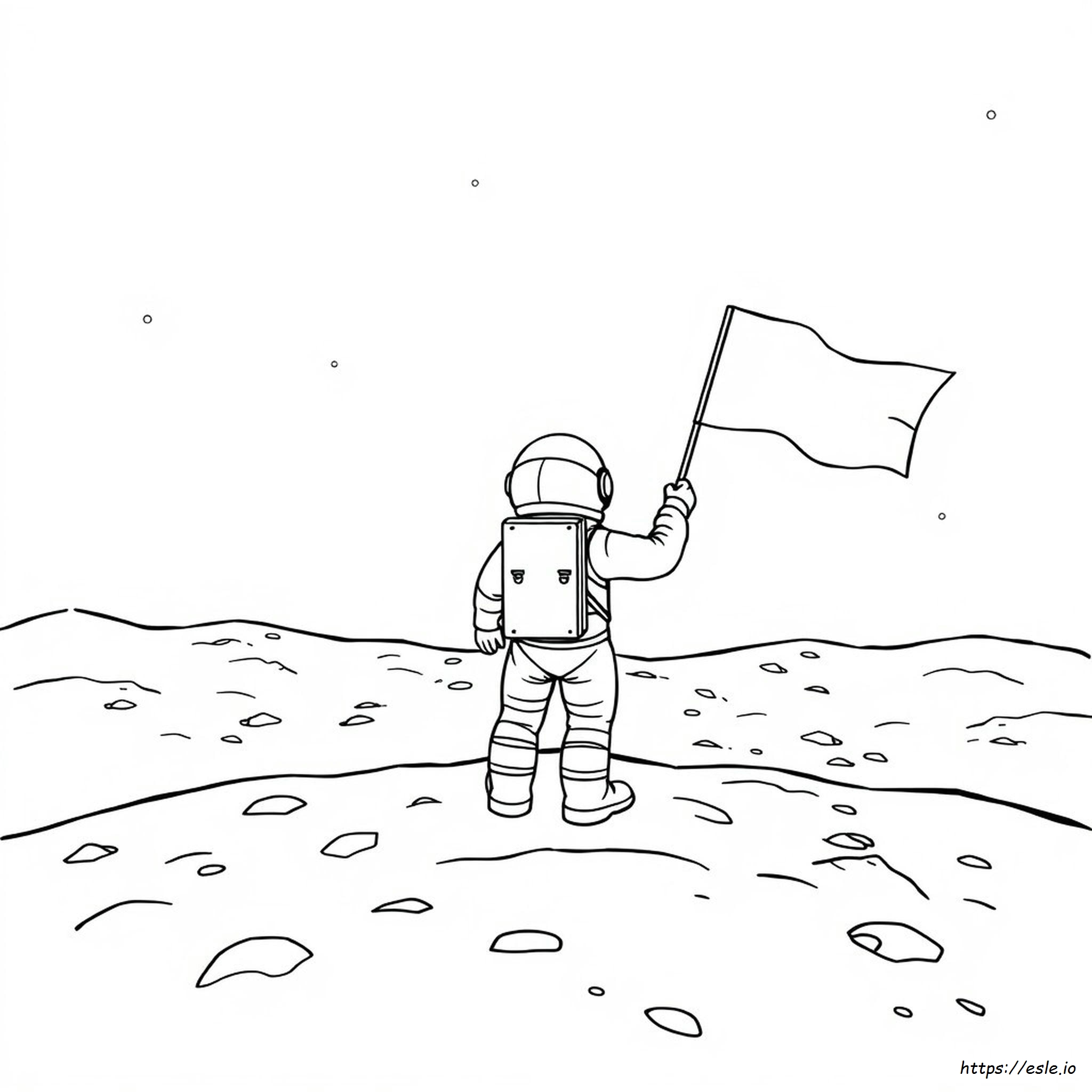 Astronaut Coloring Picture