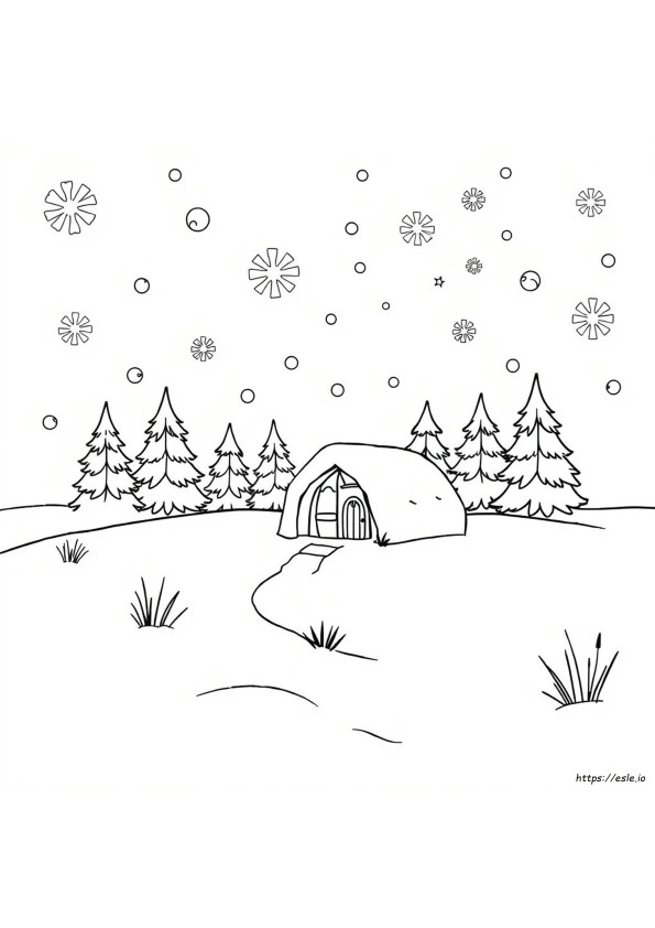 Free Winter Coloring Sheets
