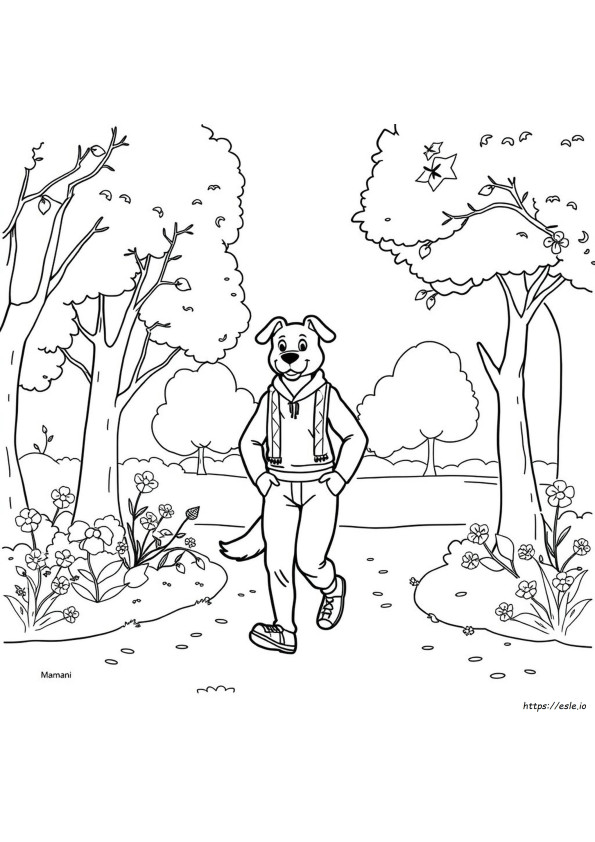 Buku Mewarnai Dog Man