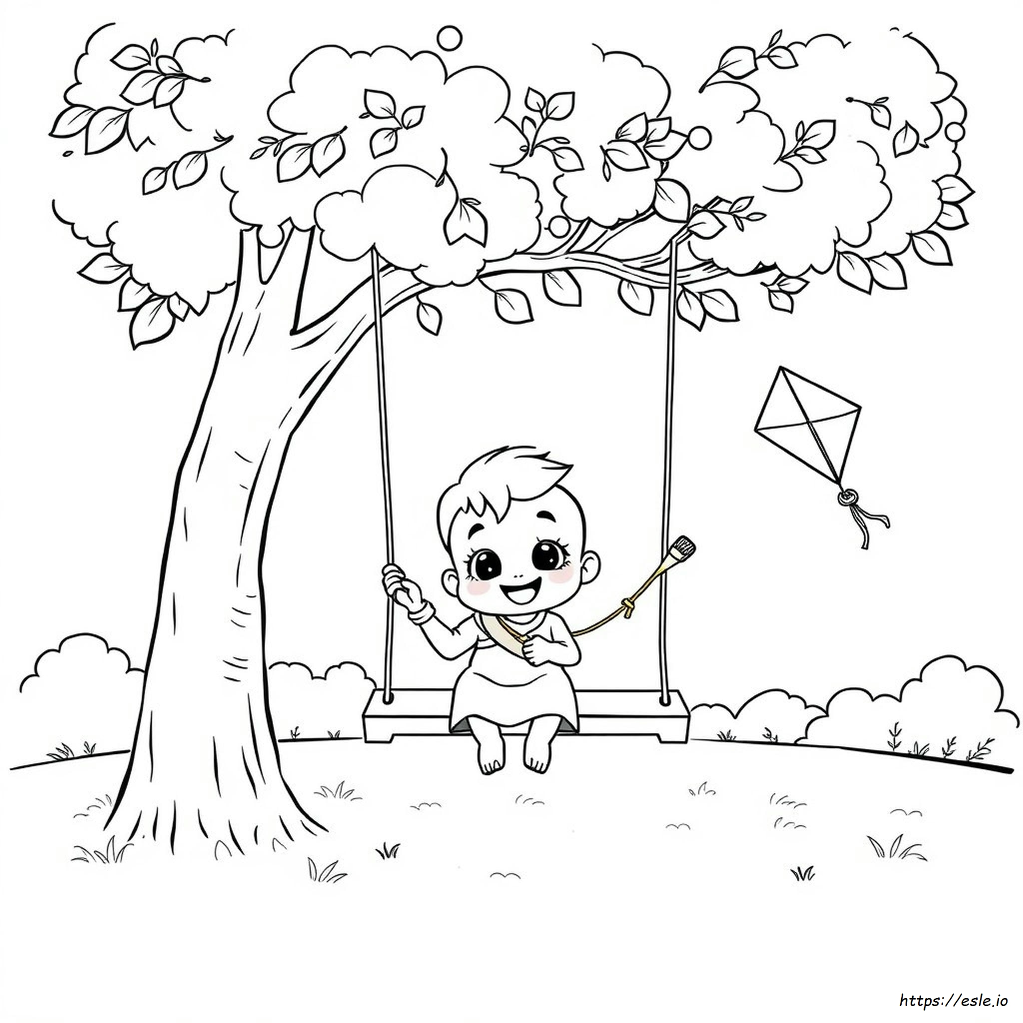 Chutki Colouring Pages