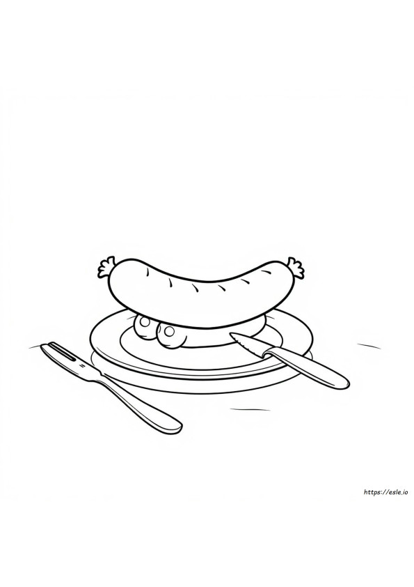 Wurst Ausmalbilder
