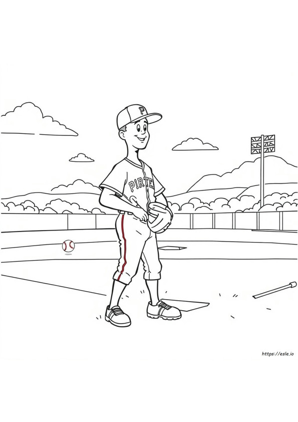 Pagini De Colorat Pittsburgh Pirates