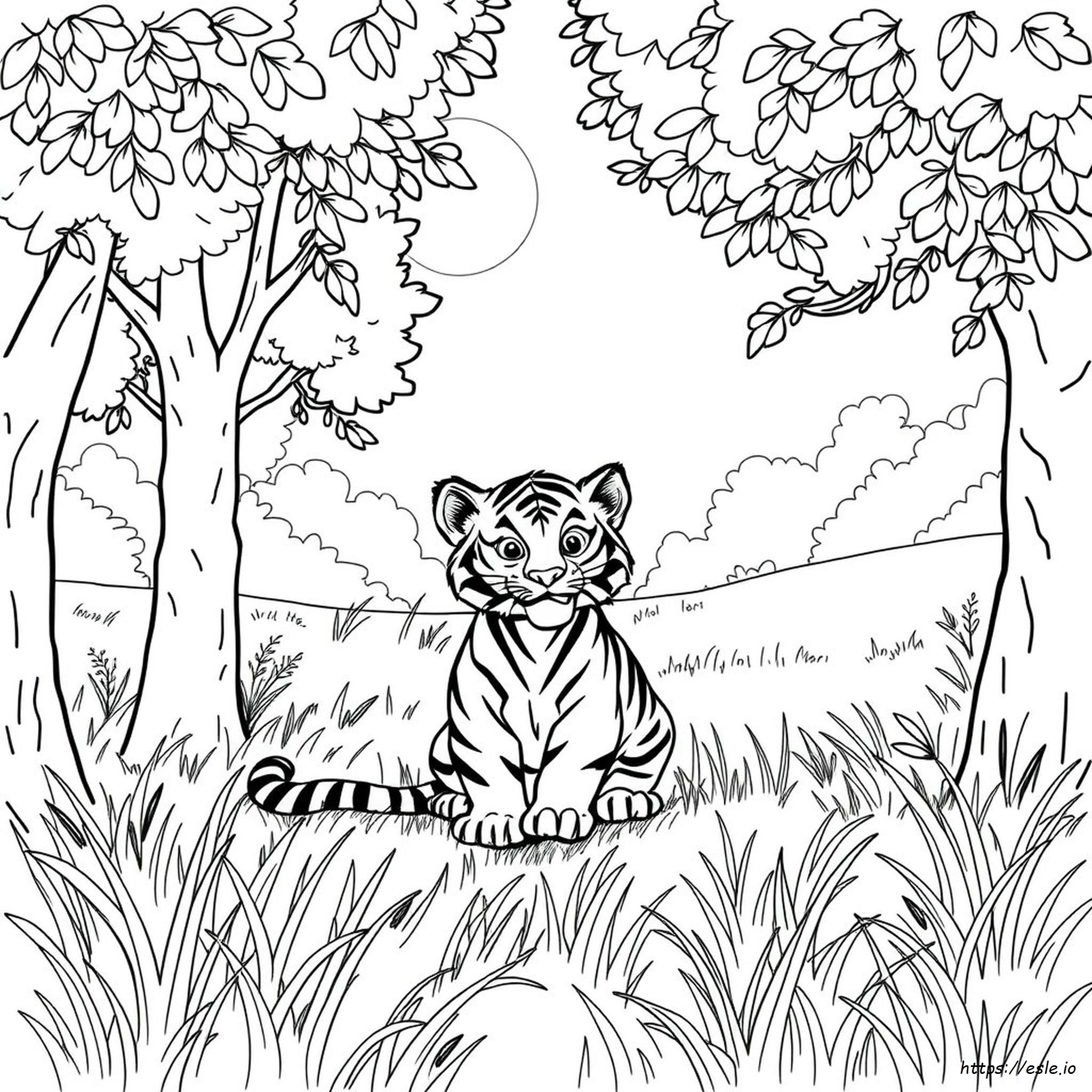 Coloring Pages Of Tiger Cubs