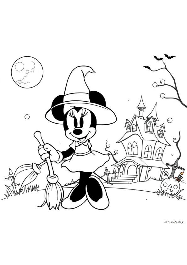 Minnie Maga Da Colorare