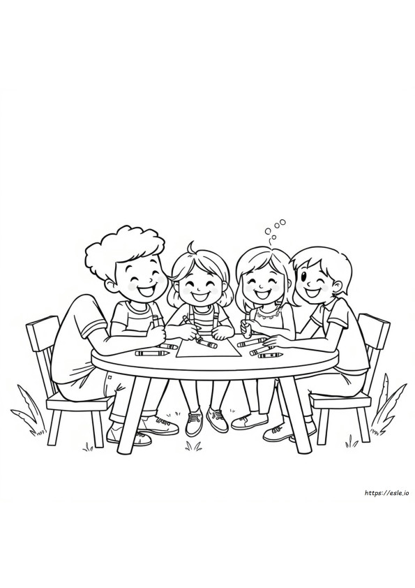 Friends Colouring