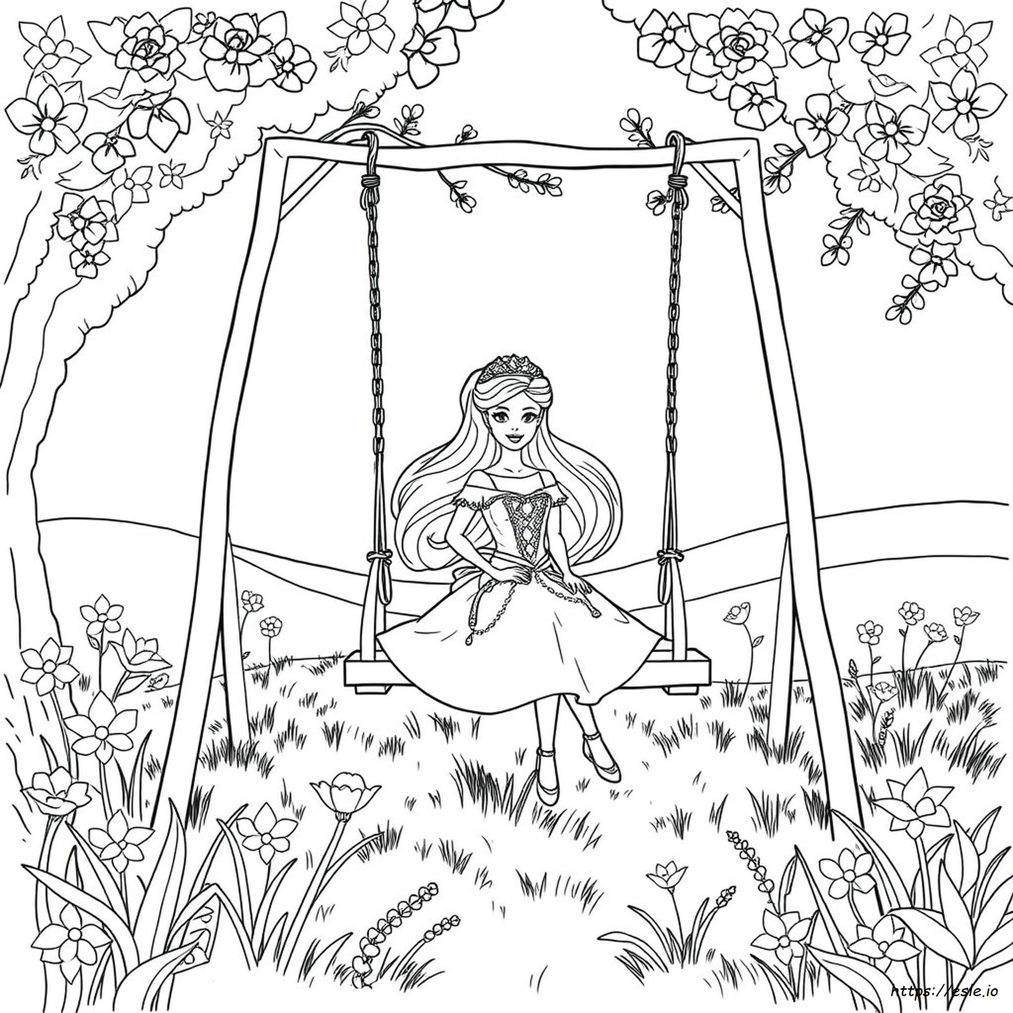 Coloring Pages Of Barbie Princess