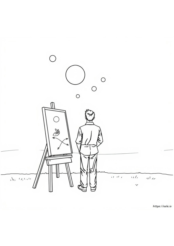 Magritte Coloring Pages