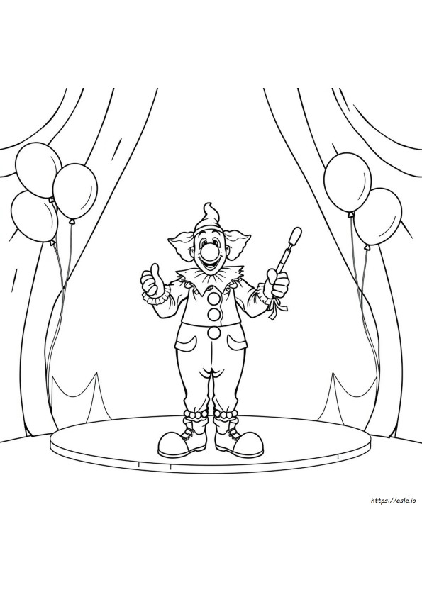 Coloriage Clown