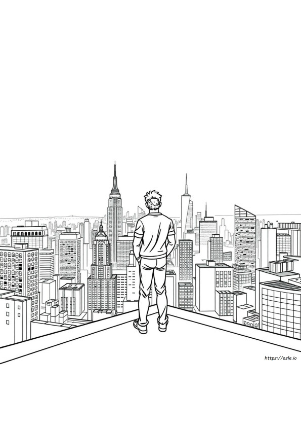 Tobey Maguire Coloring Pages