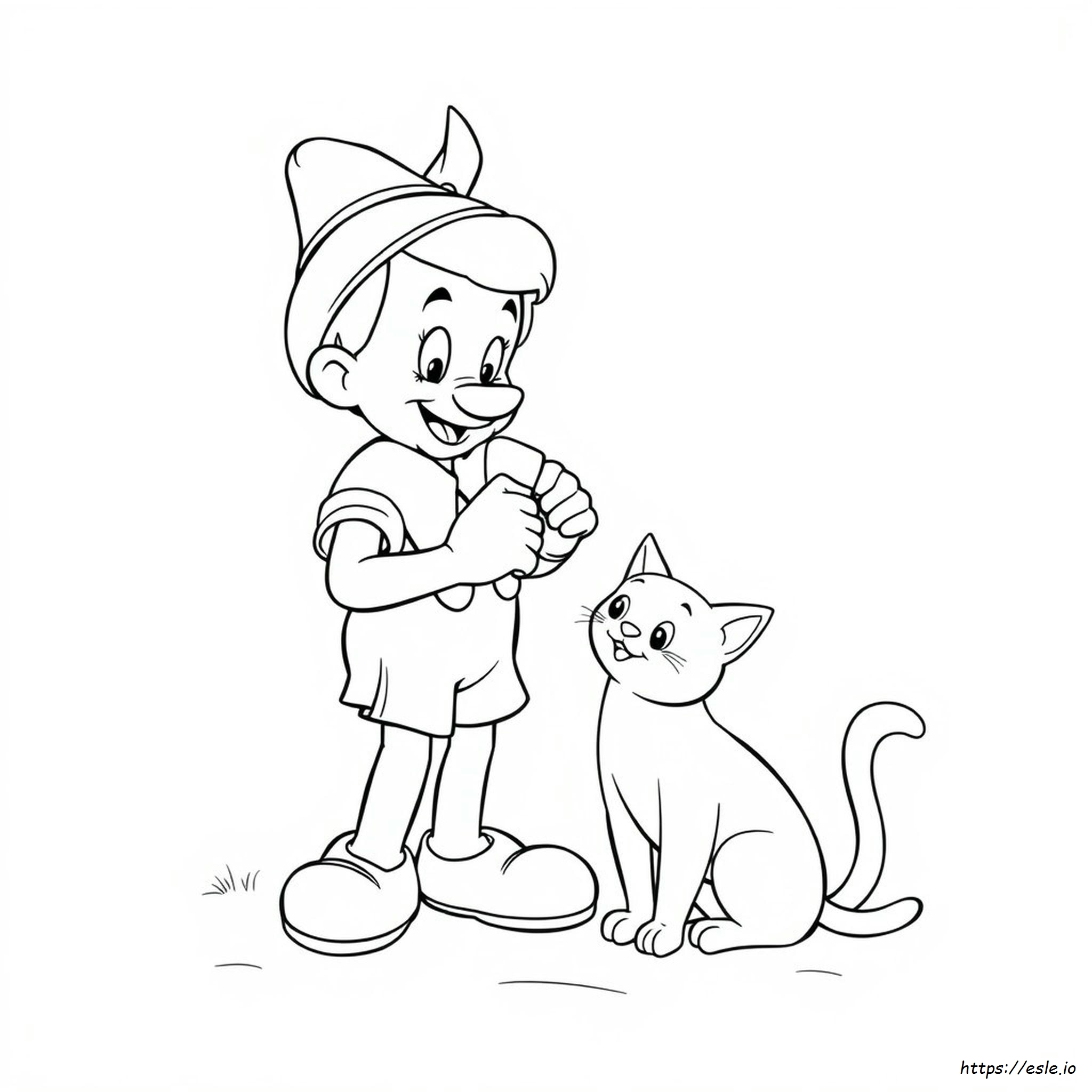 Pinocchio Colouring Pages