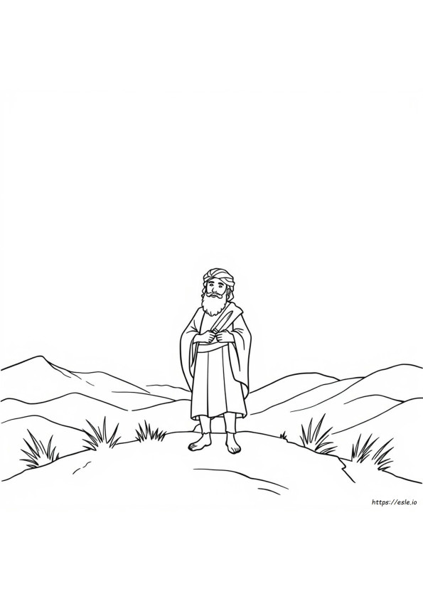 Coloring Page Of Abraham And Isaac