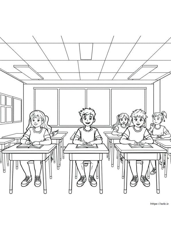 Free Coloring Pages High School