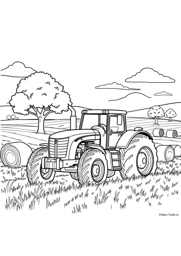 Massey Ferguson Tractor Coloring Pages