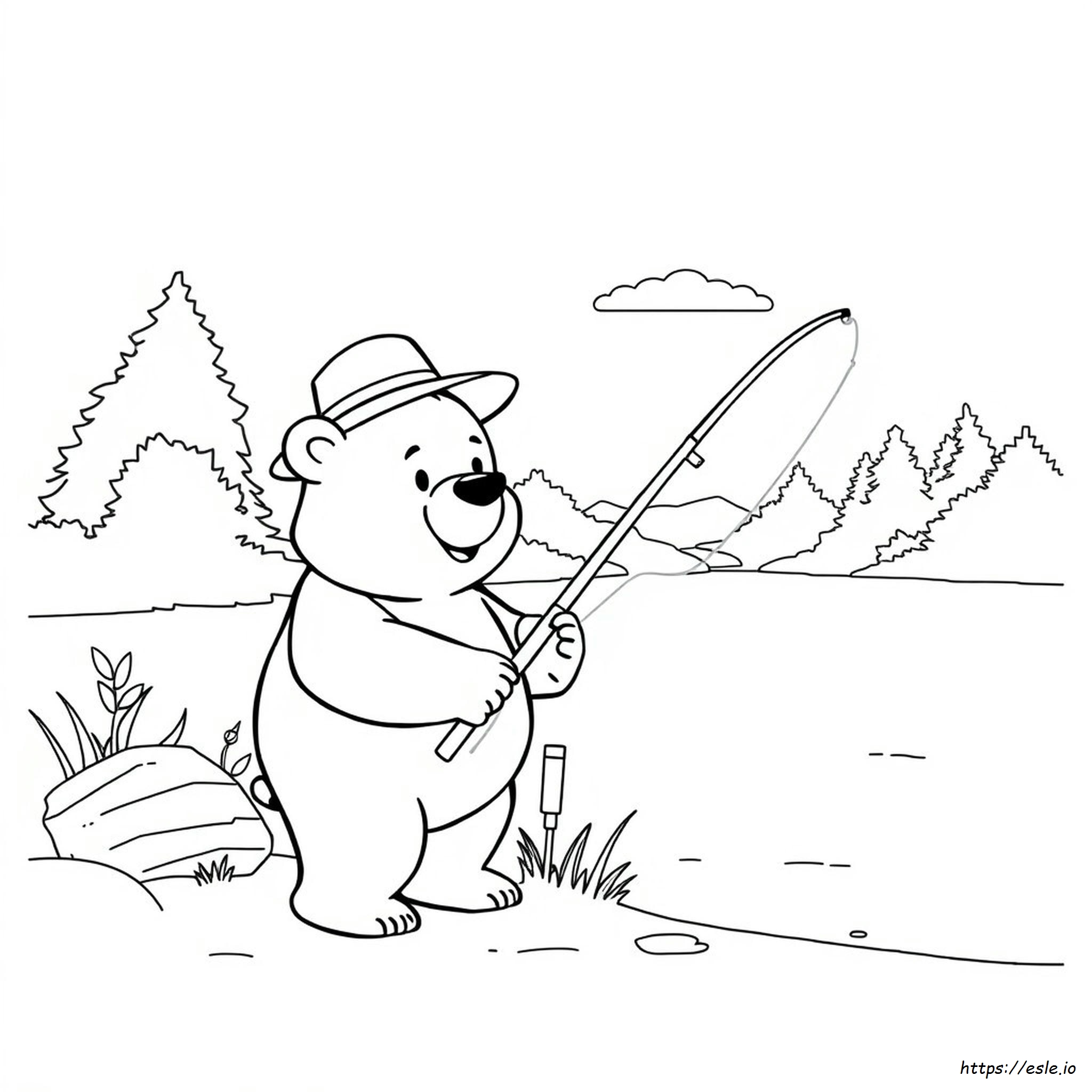Papa Bear Coloring Page