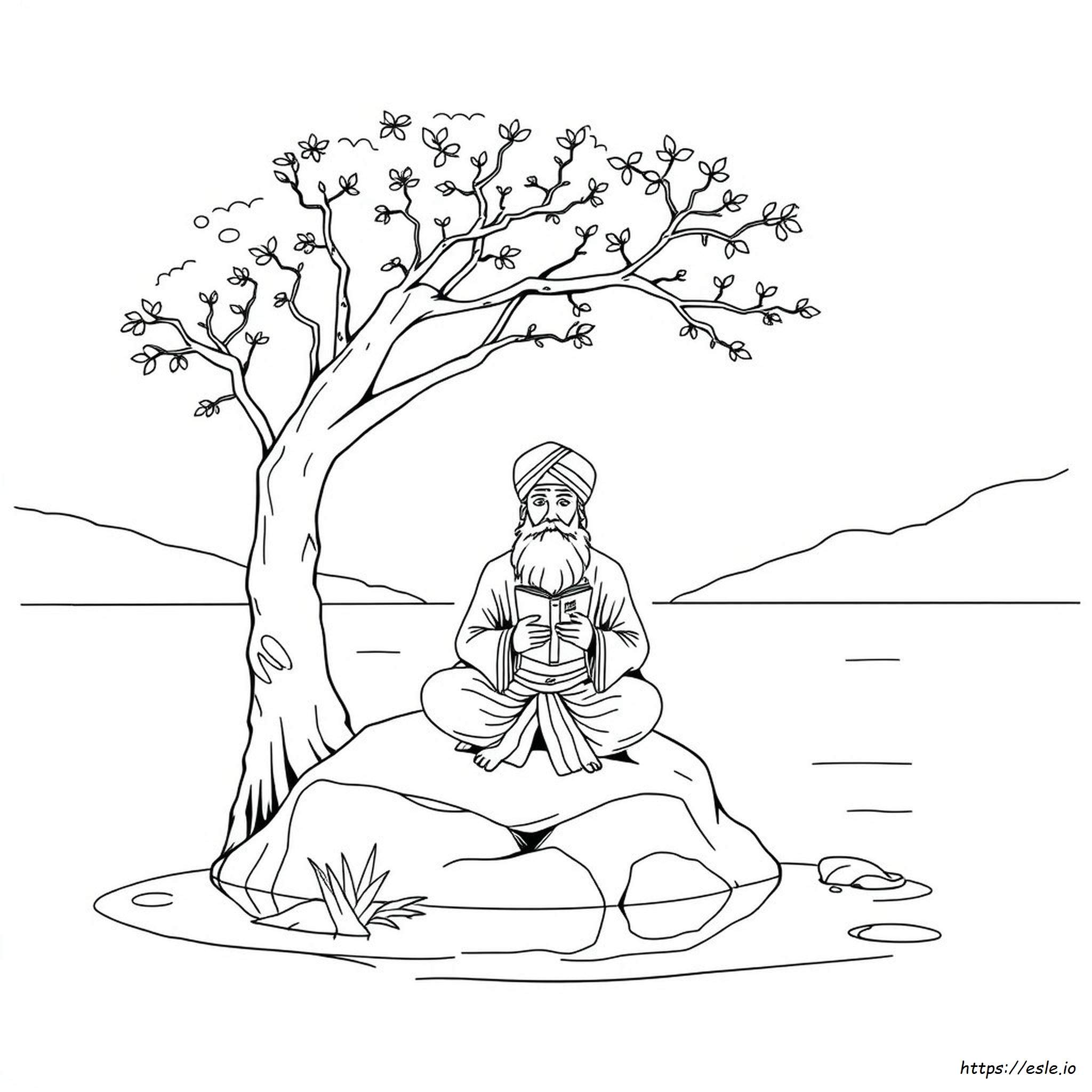 Dibujos Para Colorear De Guru Nanak