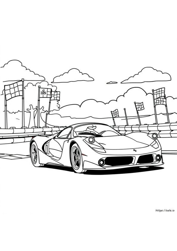 Ferrari Coloring Pictures