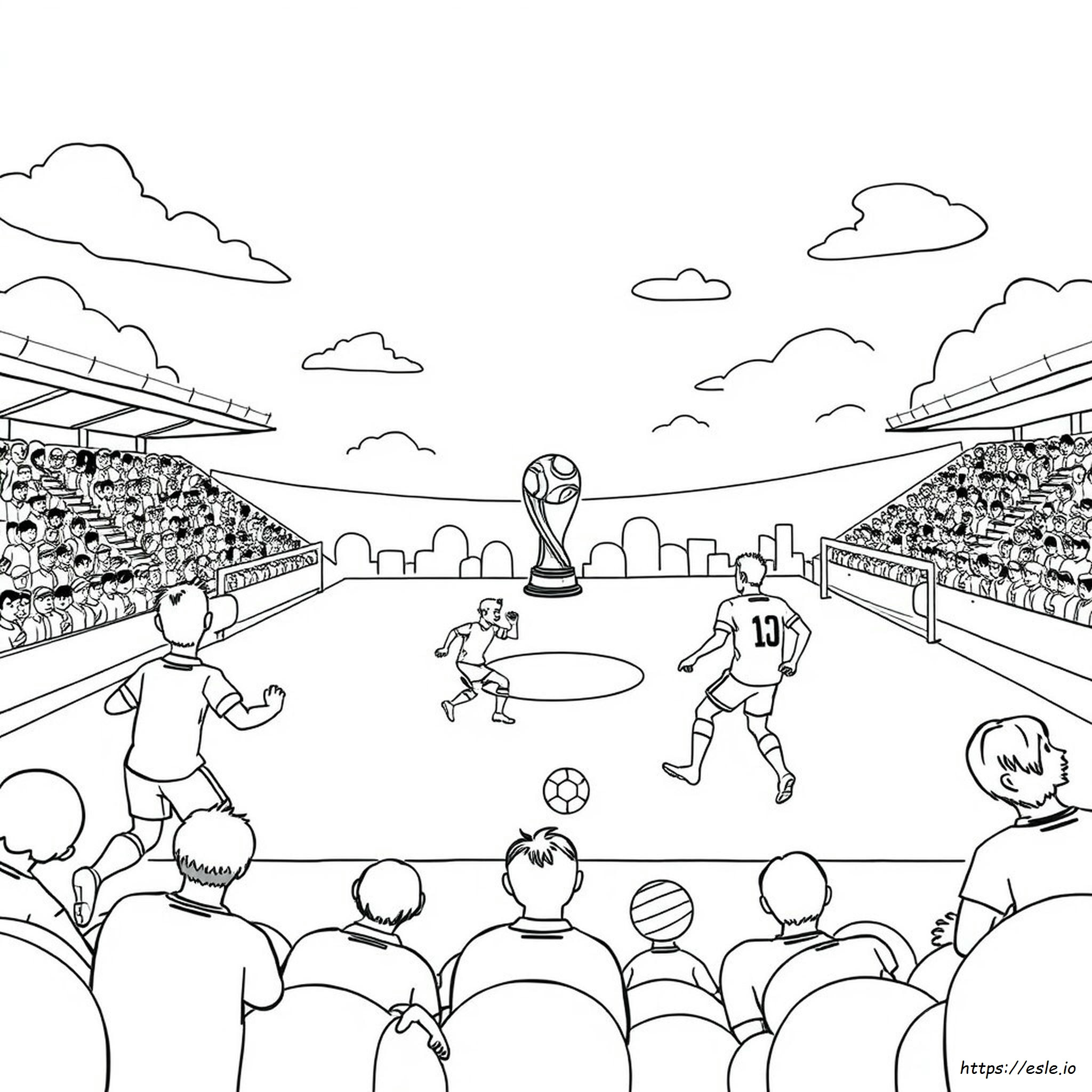 World Cup Soccer Coloring Pages