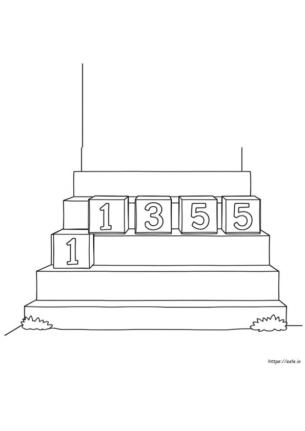Disegni Da Colorare Numeri 1-5