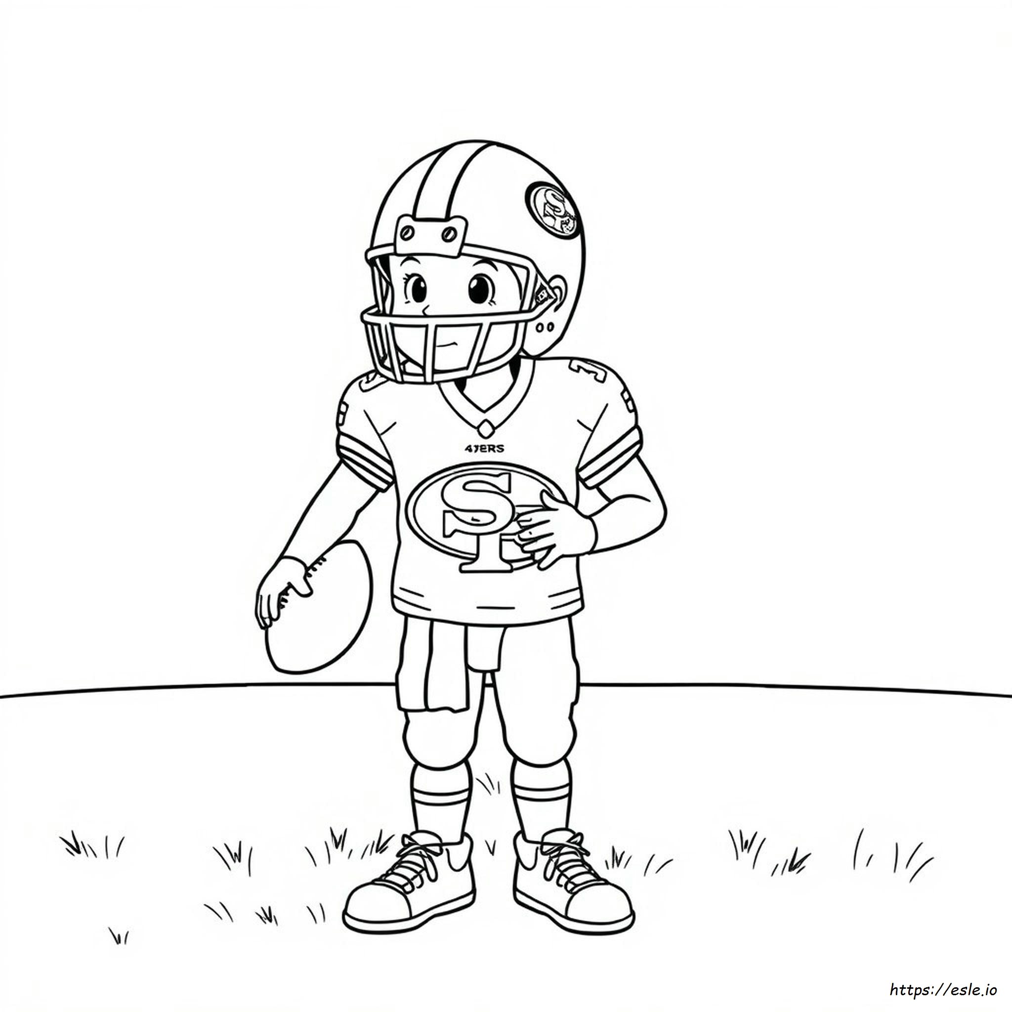49Ers Helmet Coloring Pages