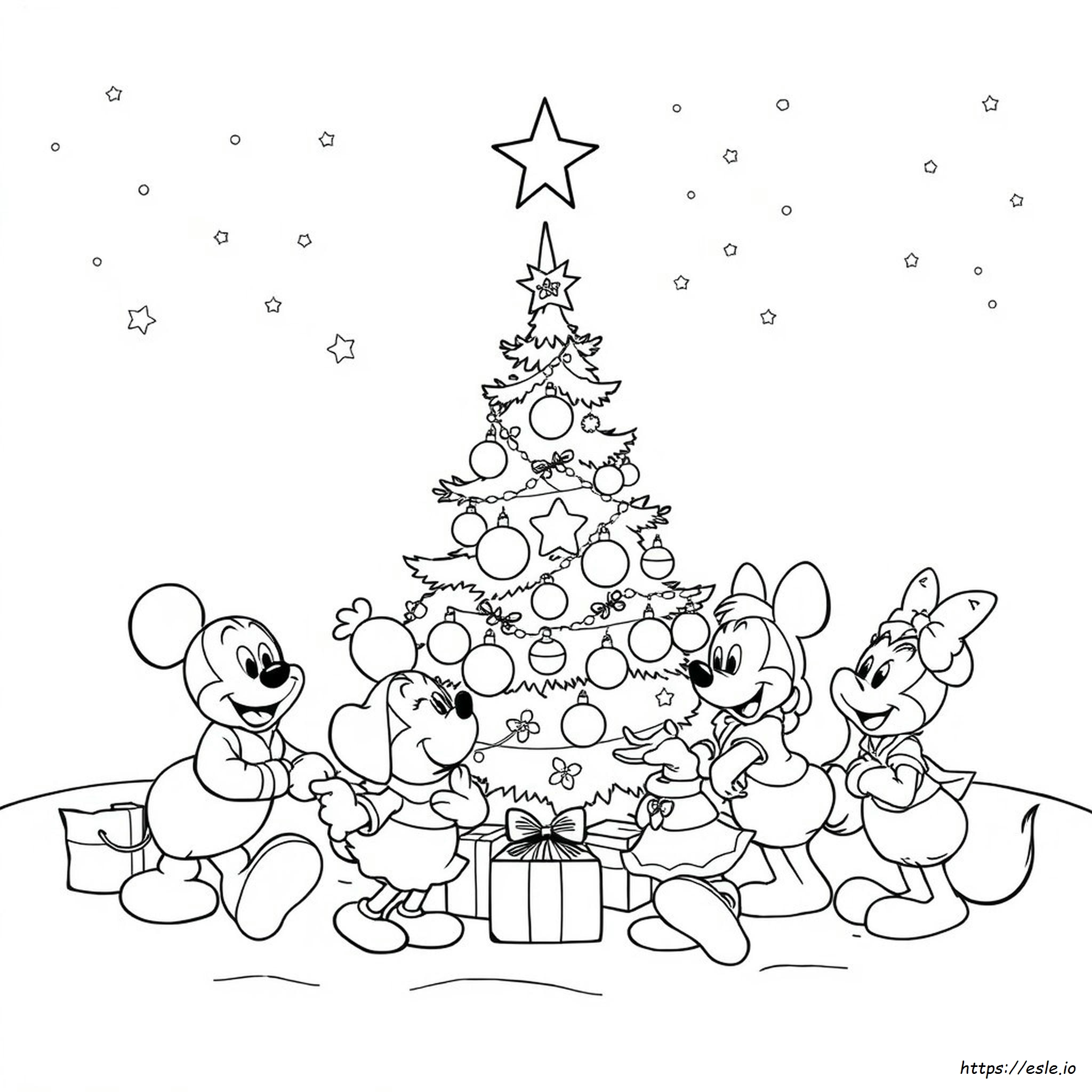 Disegni Disney Di Natale Da Colorare