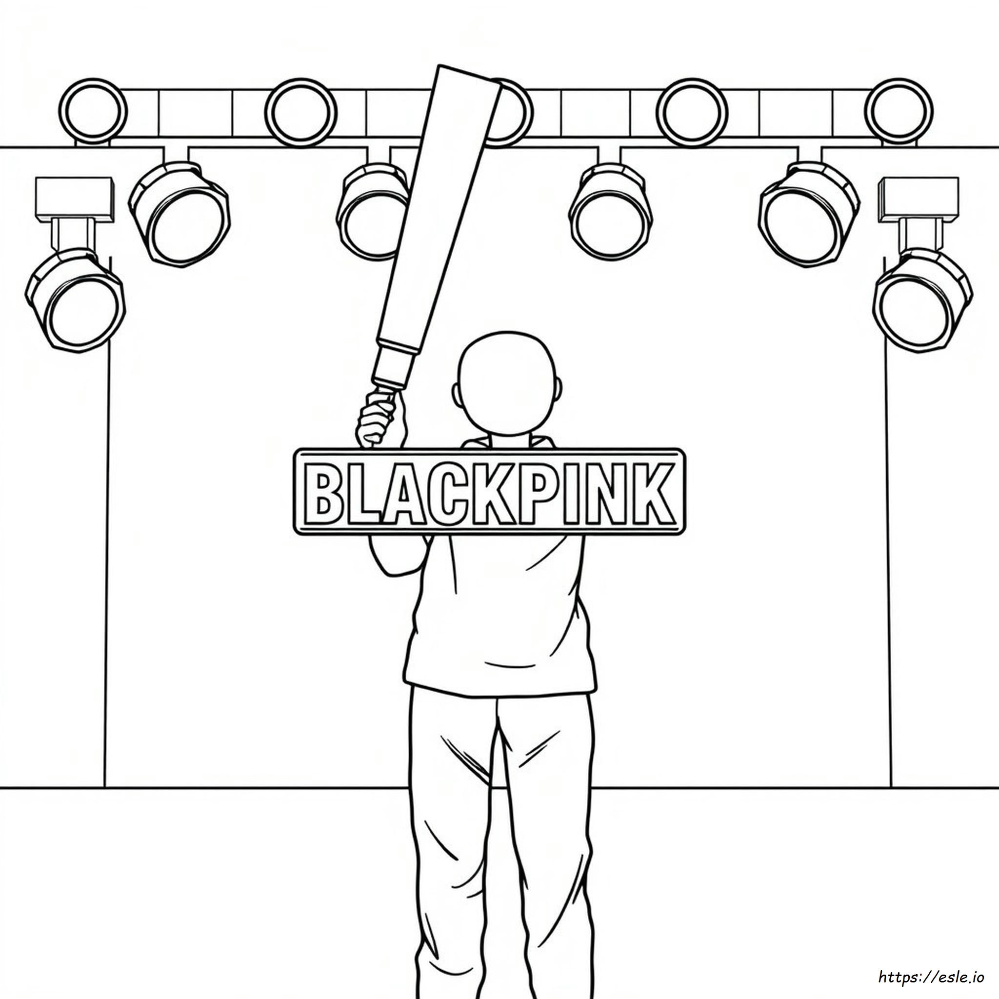 Blackpink Lightstick Ausmalbilder