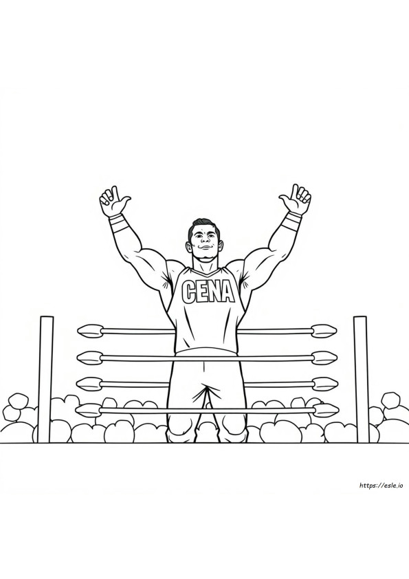 Coloriage John Cena