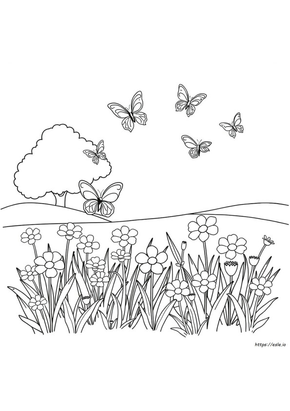 Coloring Picture Of Spring