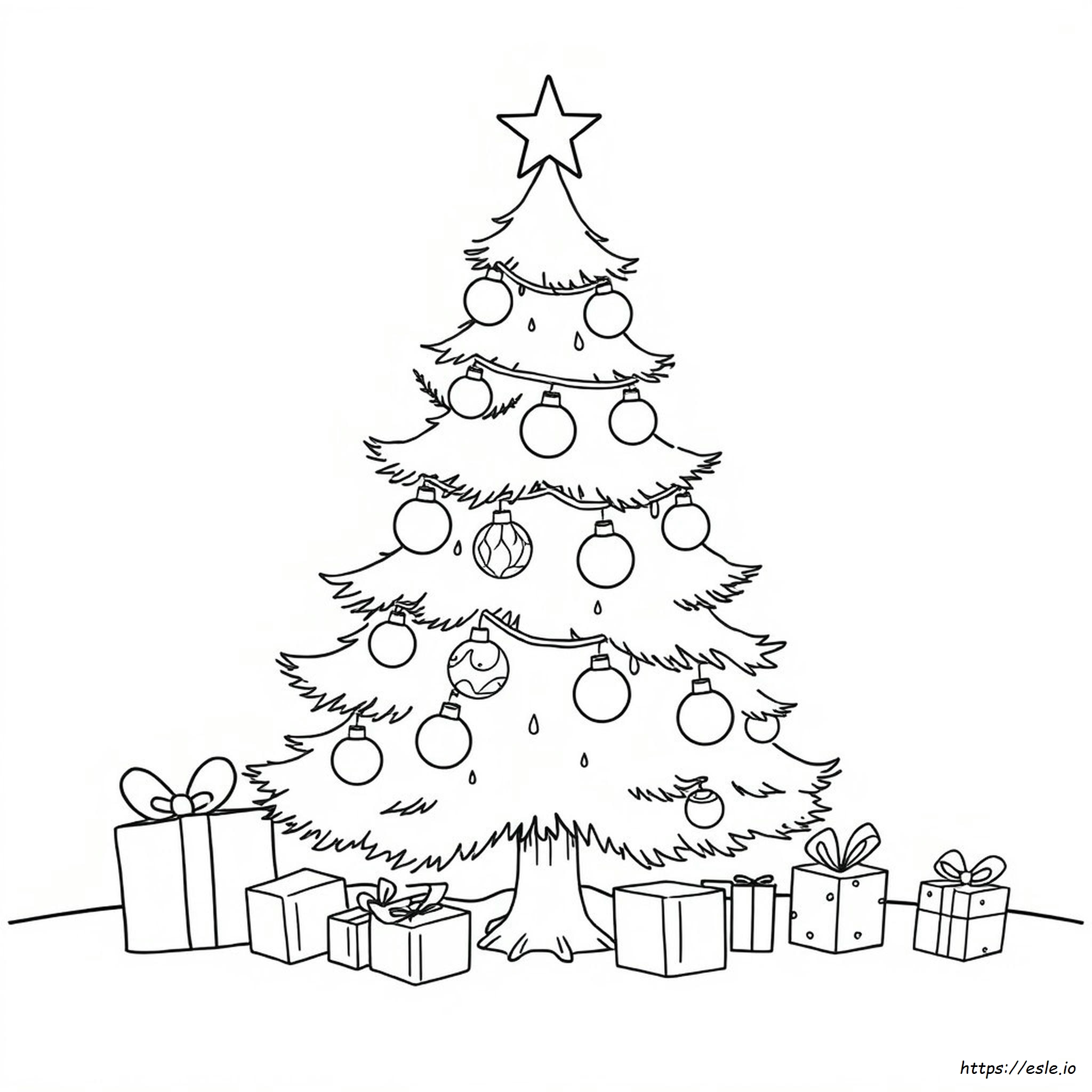 Página Para Colorear De Navidad