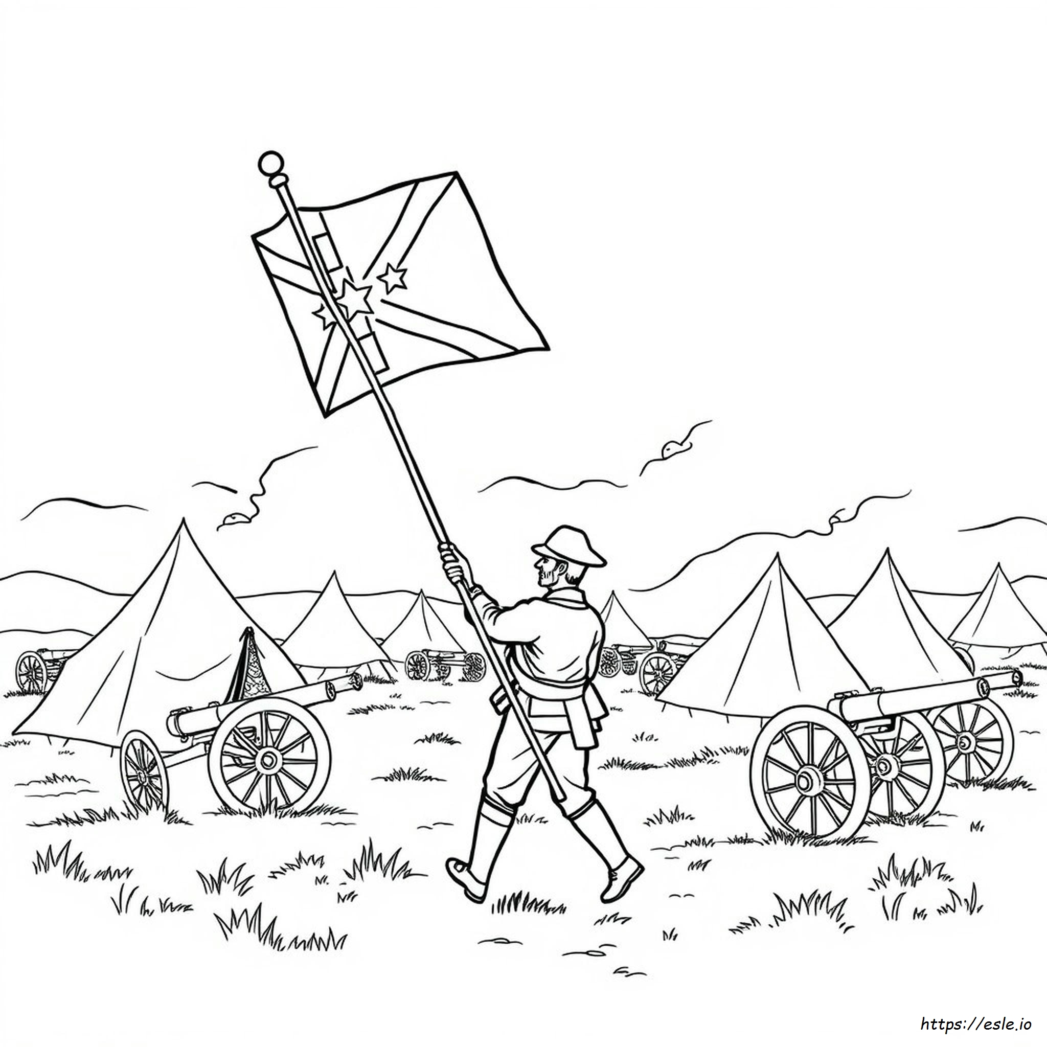 Civil War Coloring Pages Printable