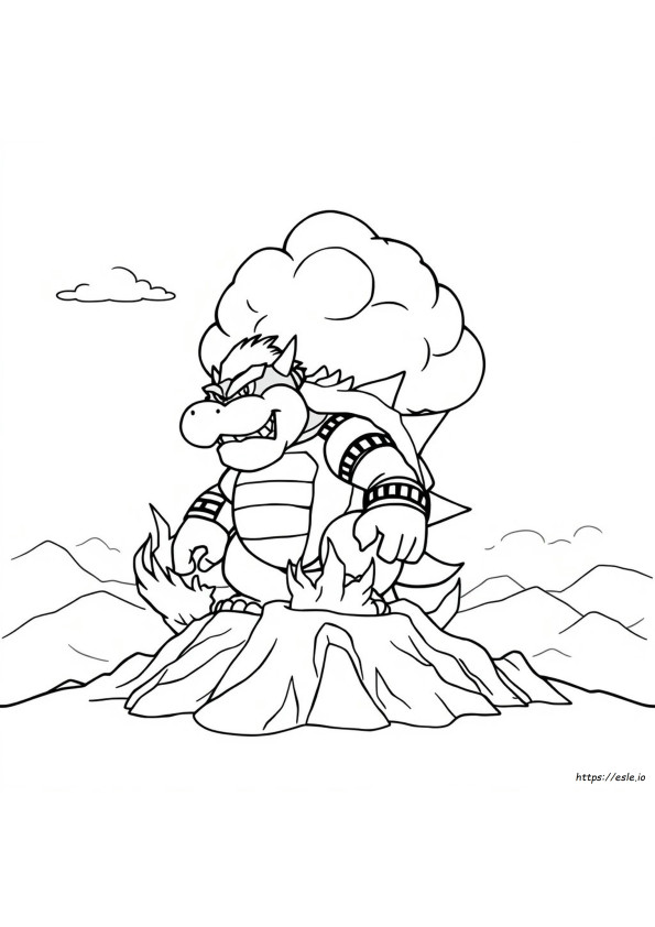 Bowser Színező Könyv