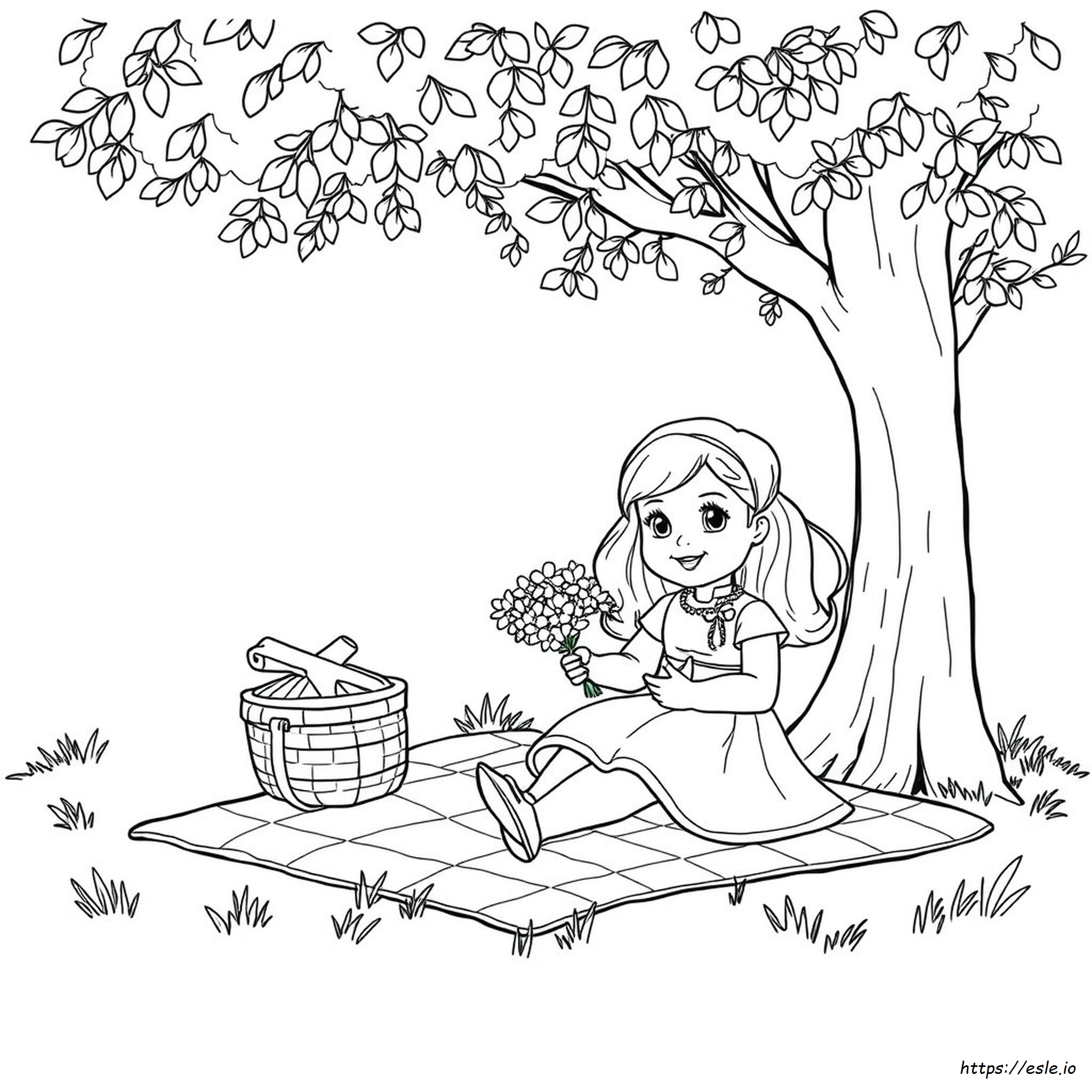 Gambar Mewarnai Boneka American Girl Lila
