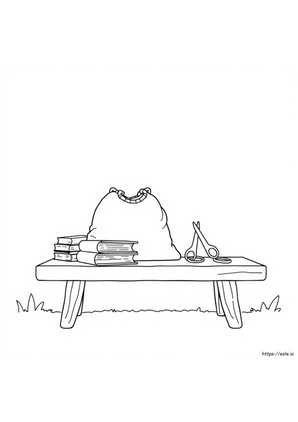 Táska Színező Kép