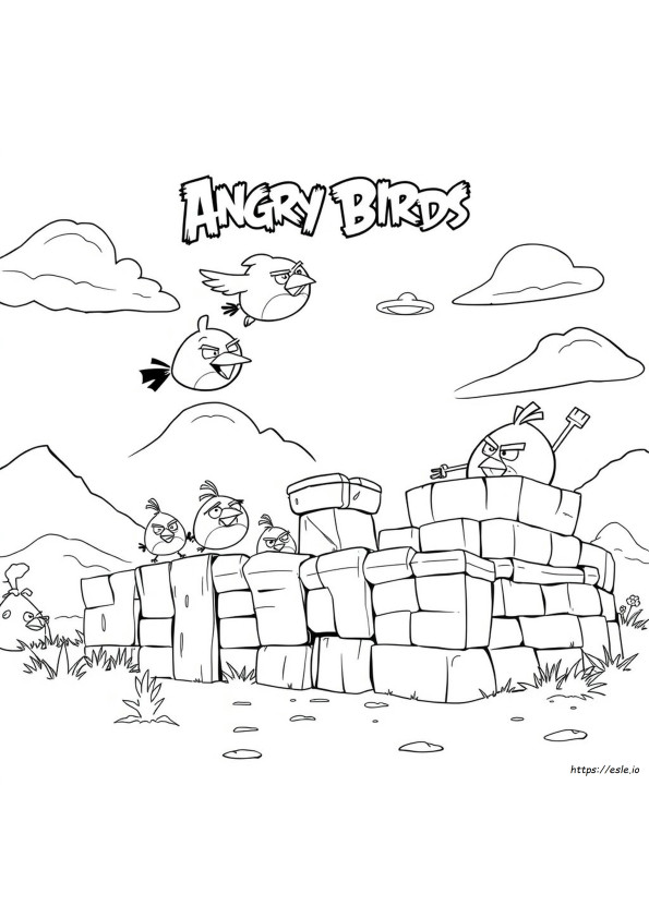 Angry Birds Bad Piggies Gambar Mewarnai