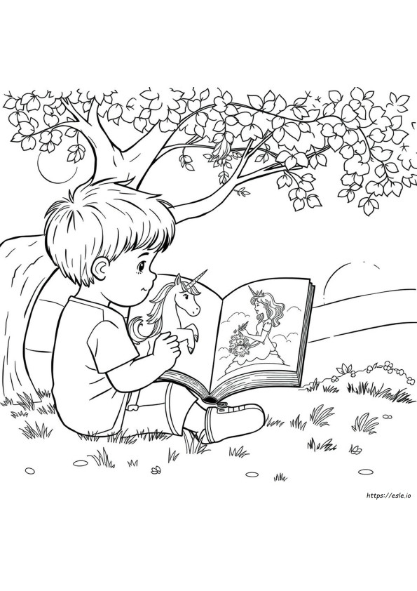 Story Coloring Book