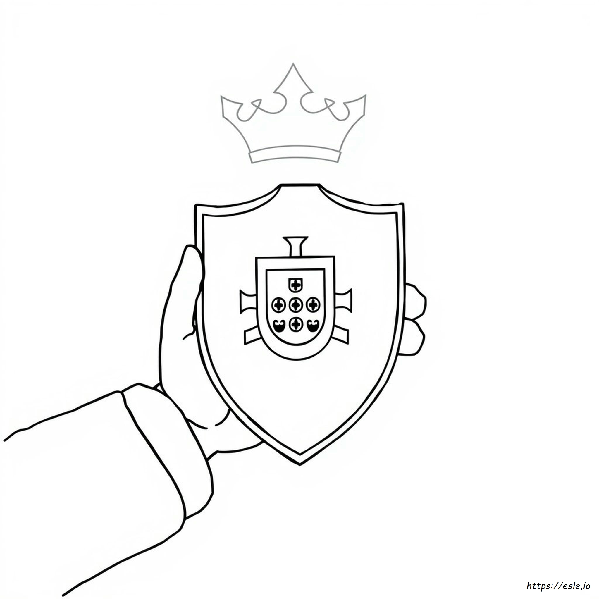 Portugal Logo Coloring Page