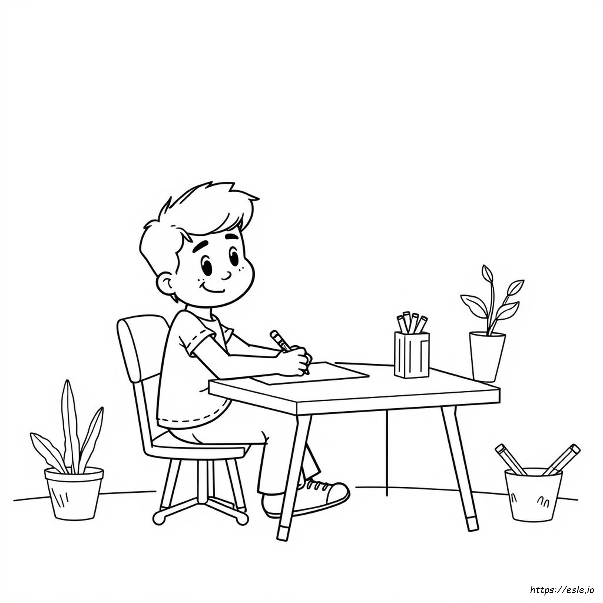 Tyler Para Colorir