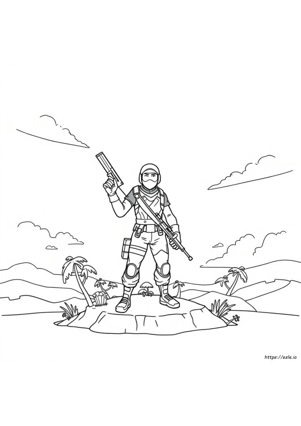 Fortnite Skin Ausmalbilder