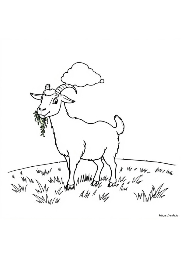 Billy Goat Coloring Page