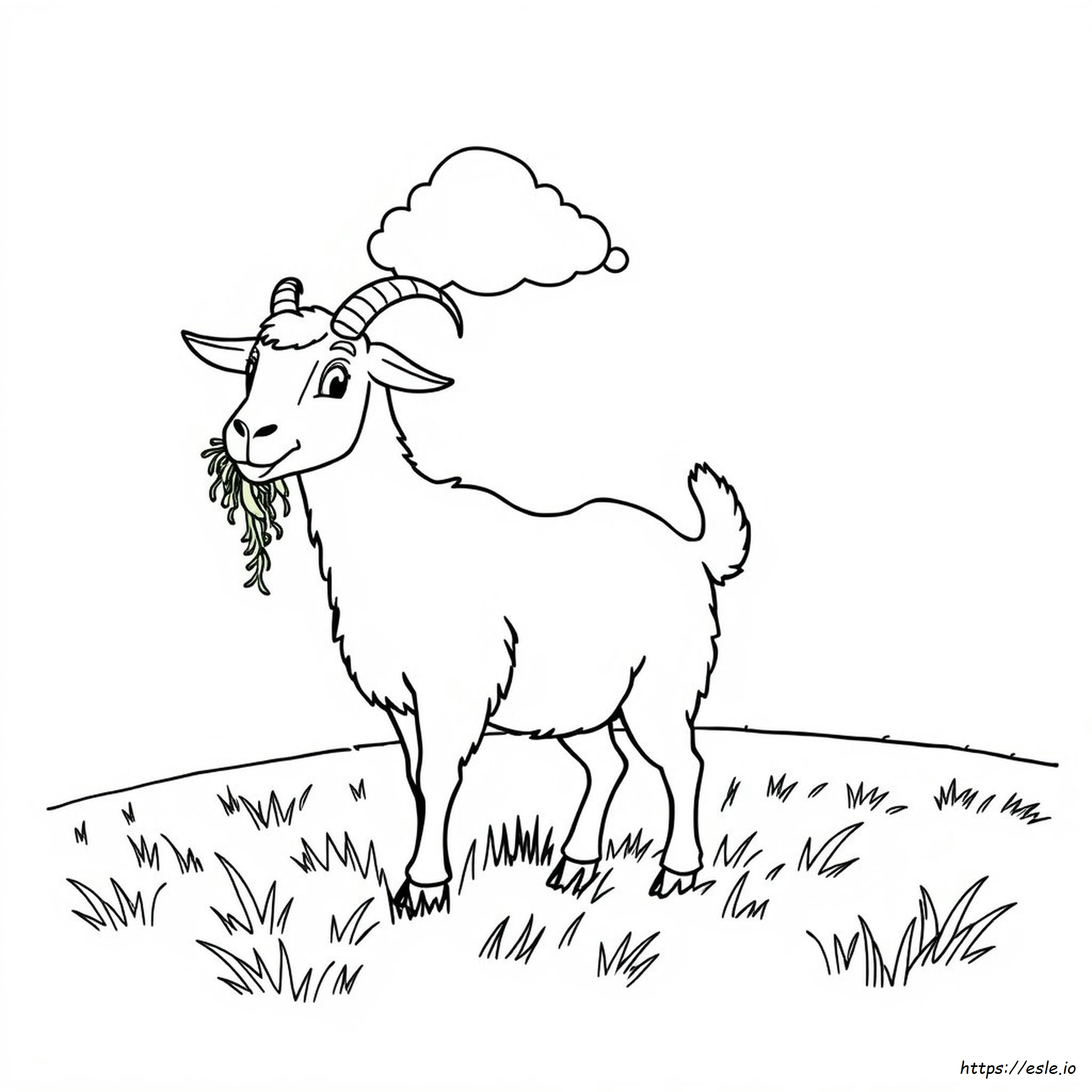 Billy Goat Coloring Page