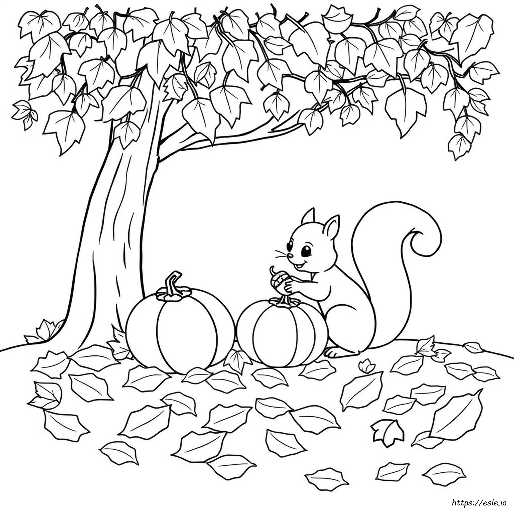 Free Printable Coloring Pages Fall Theme