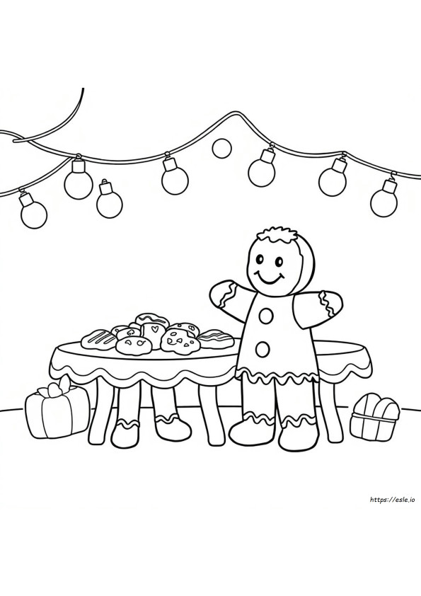 Lebkuchen Ausmalbilder Zum Ausdrucken