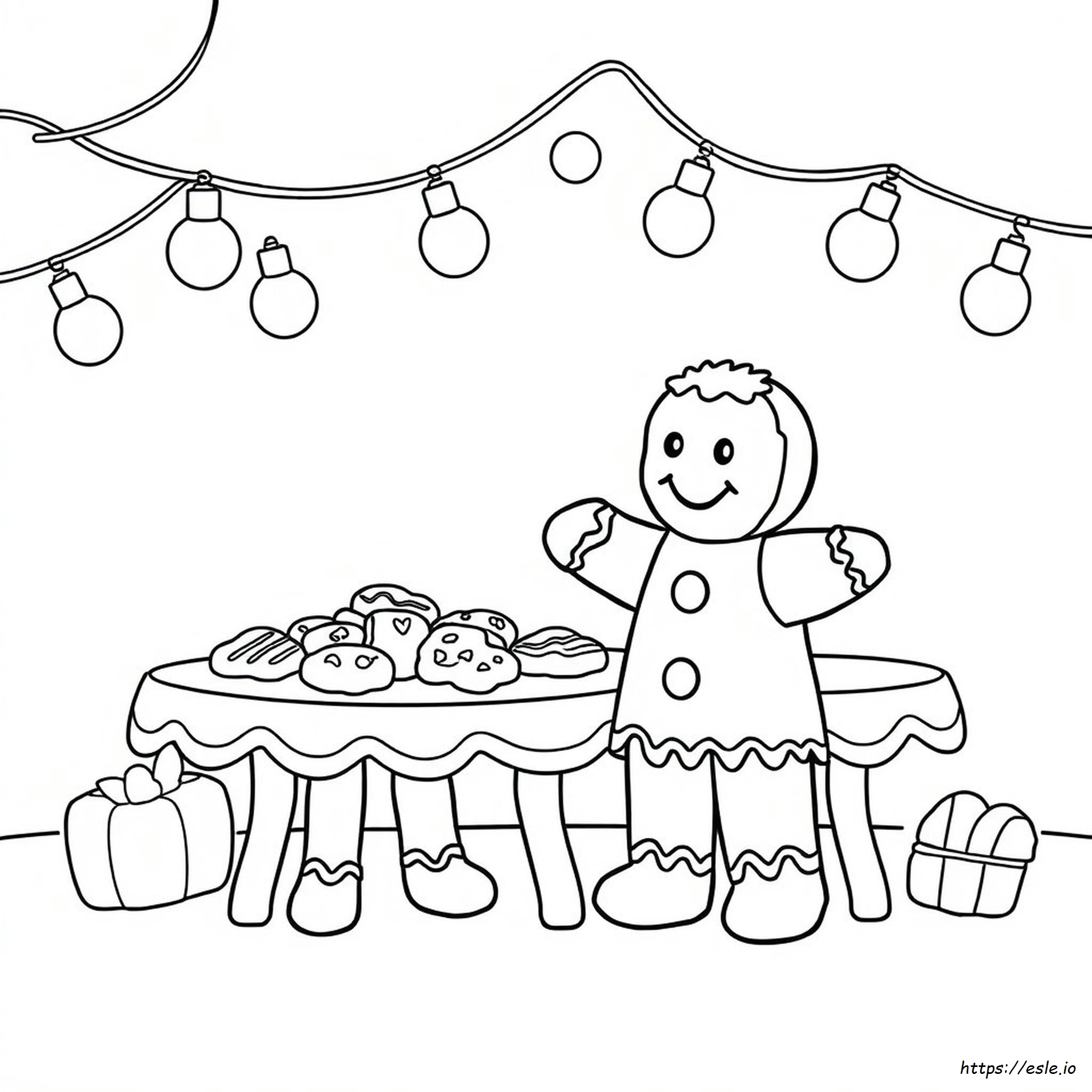 Disegni Di Pan Di Zenzero Da Colorare E Stampare