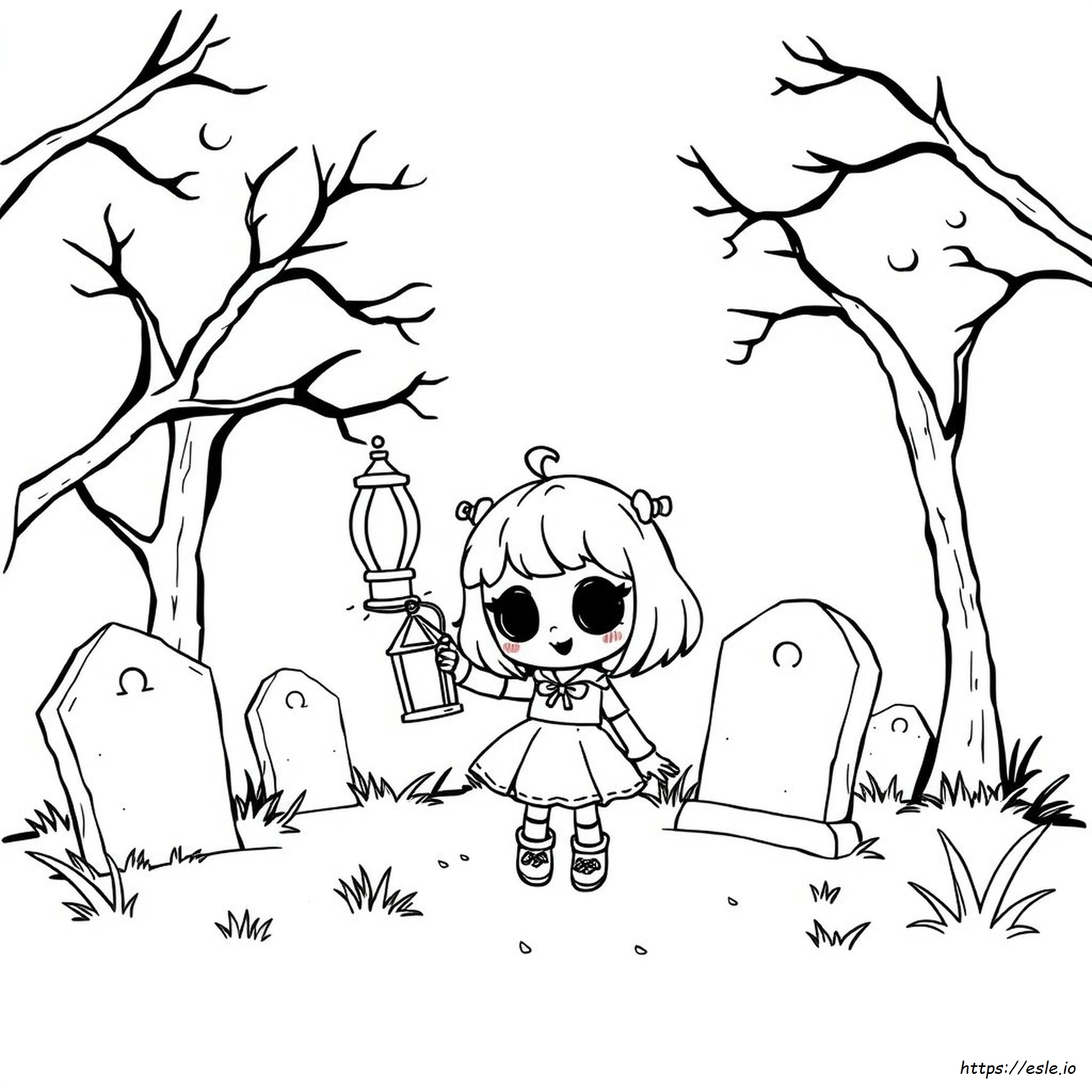 Creepy Cutie Coloring Pages