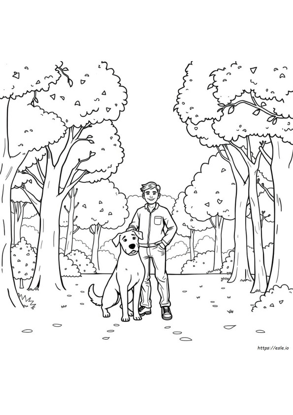 Gambar Mewarnai Dogman