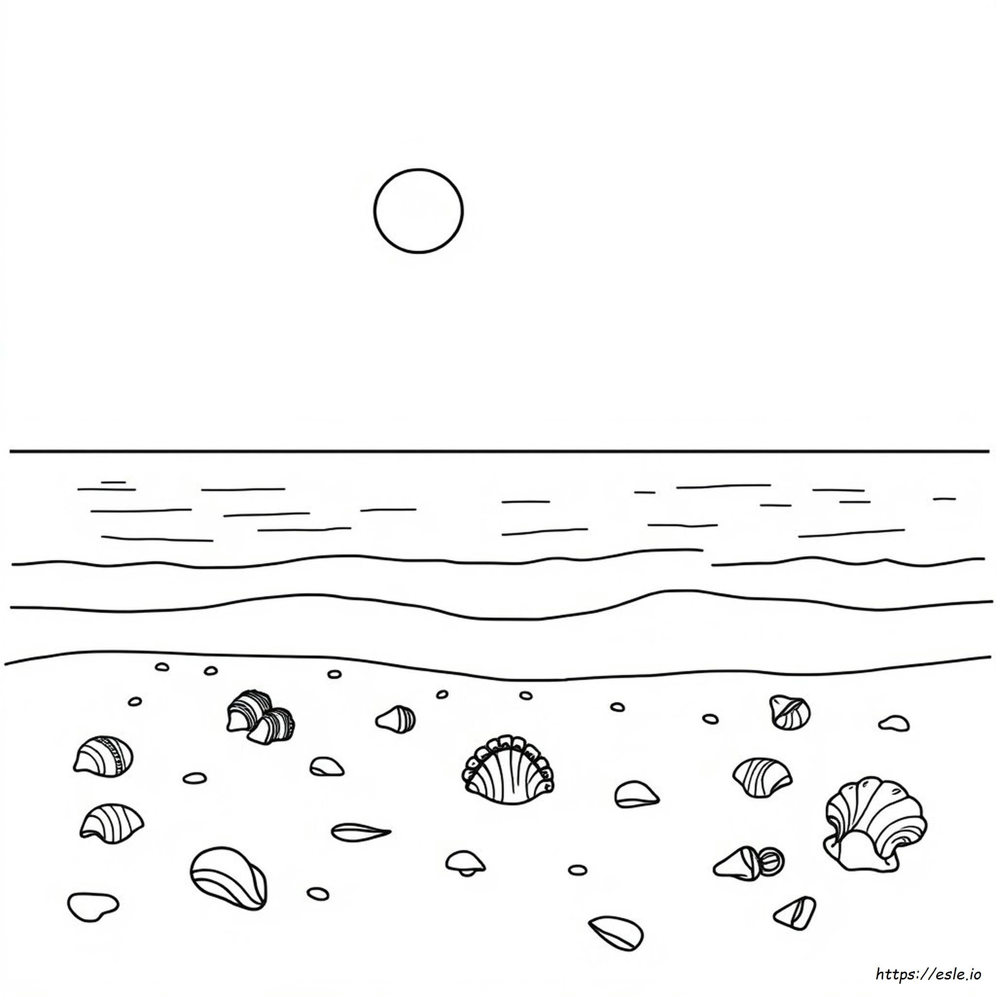 Beach Coloring Pages Adult