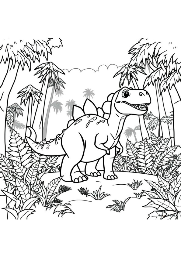 Toro Dinosaurus Värityskuva