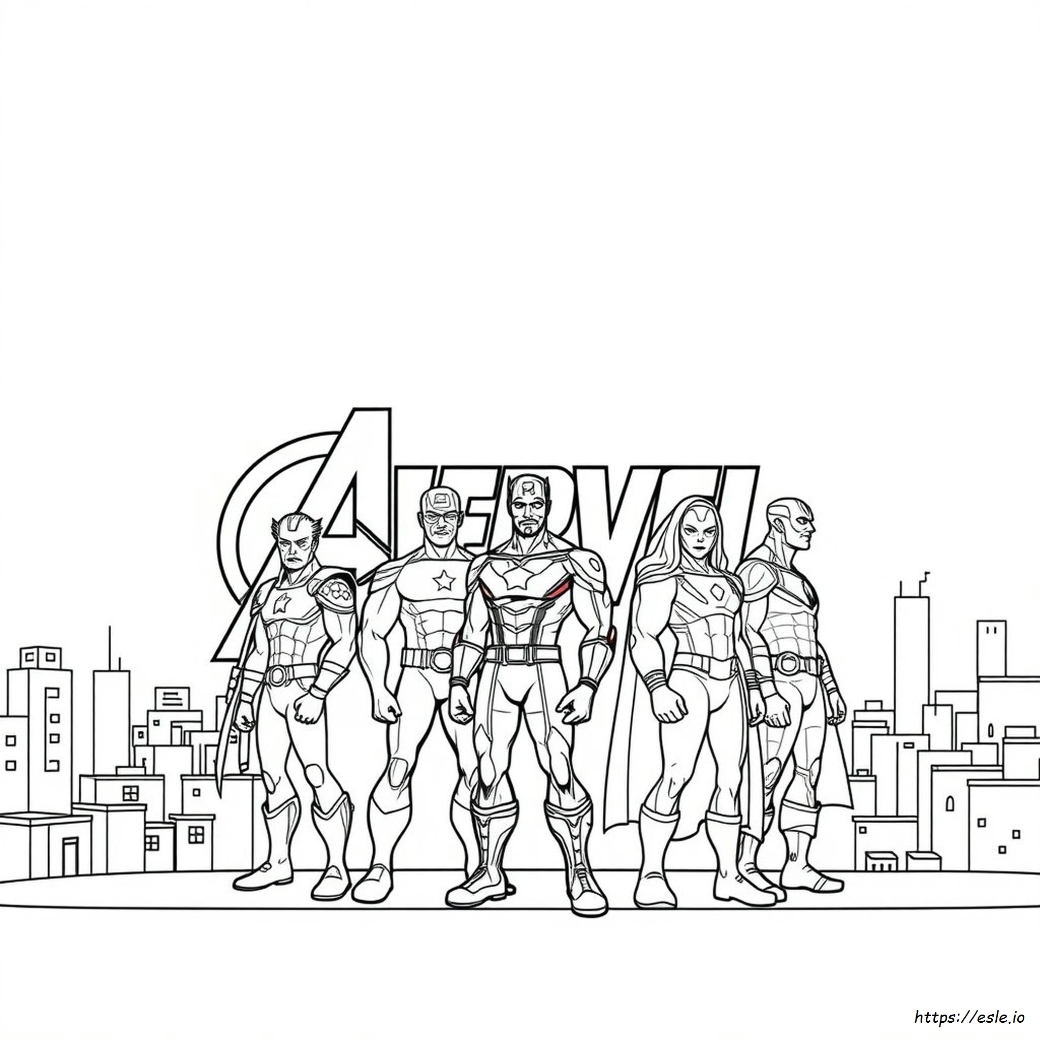 Kolorowanki Marvel Avengers