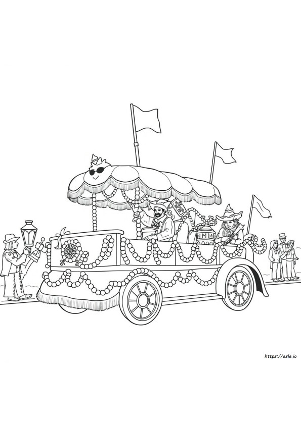 Coloring Pages Of Mardi Gras