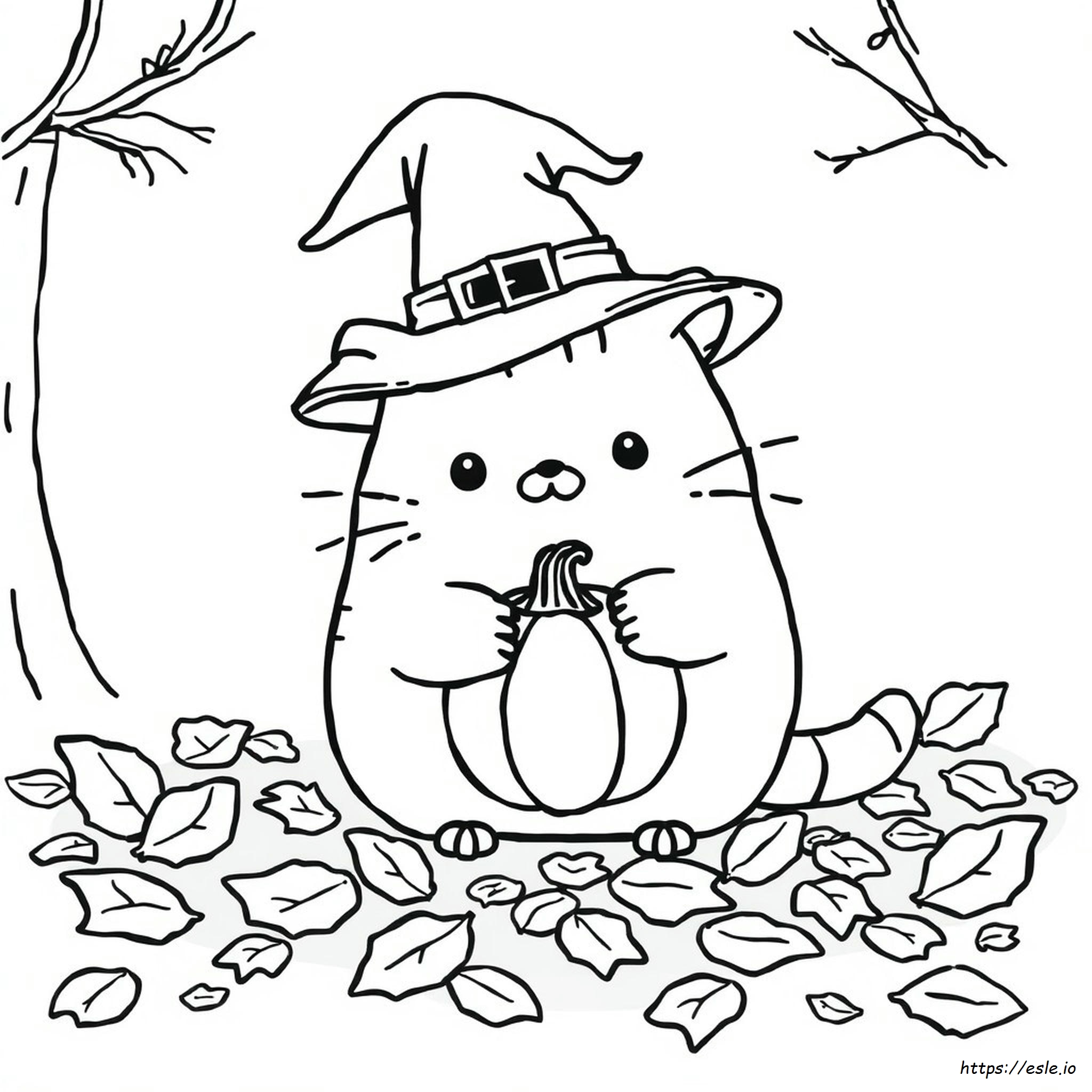 Pusheen Halloween Ausmalbilder