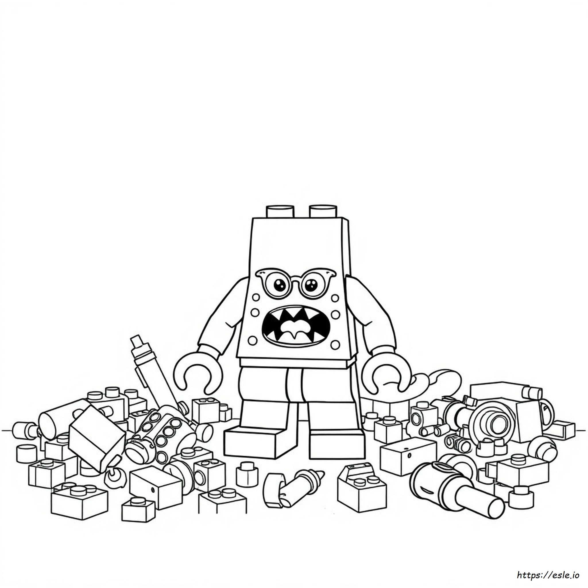 Lego Monster Coloring Pages